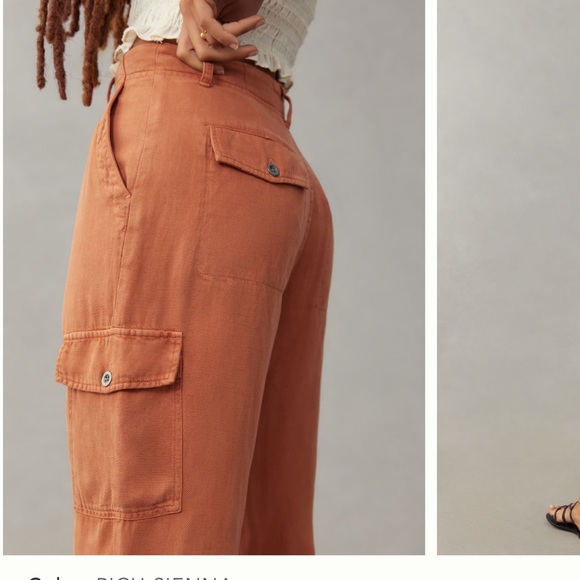 NWT 💙 Anthro Cloth & Stone straight cargo pants - Picture 4 of 6